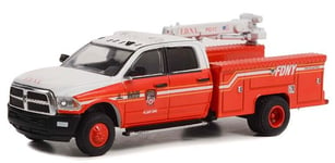 GREENLIGHT, 2018 DODGE RAM 3500 with double crane FDNY in blister pack, 1/64,...