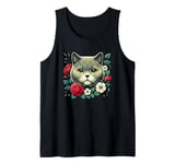 Roses Flowers British Shorthair Tank Top