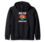 Crazy Peak Adventure Awaits Montana US Mountains MT Zip Hoodie