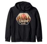 Guided By Grace Inspirational Nature Scene Zip Hoodie