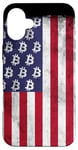 iPhone 16 Plus BTC Bitcoin American Flag distressed Crypto Revolution Case