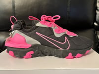 Wmns Nike React Vision 3M By You UK 7.5 EUR 42 US 10 Black Hyper Pink DA7574