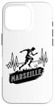 Coque pour iPhone 16 Pro Cadeau Supporter Marseille Foot marseillais