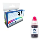 Refresh Cartridges Replacement Magenta 31 Ink Compatible With HP Printers