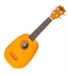 Ukulele Soprano Guitare Hawaii Uke Hula Ukulélé Forme Ananas Corde Nylon Jaune