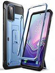 SUPCASE Unicorn Beetle Pro Series Dual Layer Rugged Holster Case with Kickstand Case for 6.7-Inch Samsung Galaxy S20 Plus/S20 Plus 5G (2020), Blue