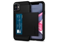 Spigen Slim Armor Cs, Etui, Apple, Iphone 11, Sort