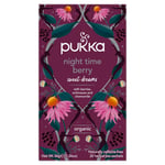 Pukka Teas Organic Night Time Berry - 20 Teabags x 4 Pack