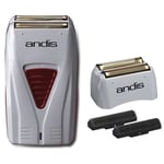 Andis TS-1 ProFoil Lithium Titanium GOLD Foil Shaver + Replacement Foil & Cutter