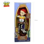 Disney Toy Story 4 Talking Woody Buzz Jessie Rex Actionfigurer Anime Dekoration Collection Figurine Leksaksmodell för barn Present- Perfet