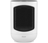 Duux Zone DXCH43UK Hot & Cool Personal Fan Heater - White, White