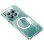 SKALO OnePlus 12 5G TPU Hybrid Magnetring Skal - Transparent Transparent