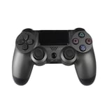 Acier Noir Manette De Jeu Sans Fil Bluetooth Pour La Console De Jeux Ps4, Vibrations, Joystick