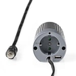 Strömväxelriktare | 12 V DC - 230 V AC | 100 W | 1x Schuko-uttag/1 USB-port