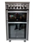 Challenger Kakapo Double Door Gas Stove and Oven Black