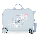 Enso Daisy Valise pour Enfant Bleu 50 x 38 x 20 cm Rigide ABS Fermeture à Combinaison latérale 34 1,8 kg 4 Roues Bagage à Main