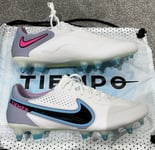 Nike Tiempo Legend 9 Elite - SG-Pro AC - White/Baltic Blue - UK 11/EUR 46/US 12