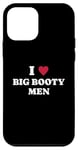 iPhone 12 mini funny i (heart) love big booty men quote Case