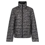 Regatta Womens/Ladies Orla Kiely Berry Bubble Baffled Padded Jacket (Black) - Size 8 UK