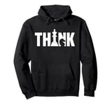 Think On Board Game Chess Lover Chess Player Pullover Hoodie