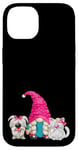 Coque pour iPhone 14 Best Cat And Dog Mom Graphic For Women Dog And Cat Gnome