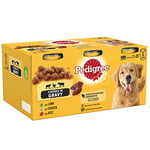 Pedigree Adult - Wet Dog Food - for Adult Dogs - Can Mixed Selection in Gravy - 6 x 400 g