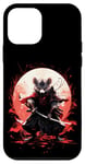 iPhone 12 mini Samurai Mouse Japanese Warrior with Katana Sword Case