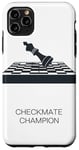 Coque pour iPhone 11 Pro Max Champion d'échecs pour les amateurs de jeu