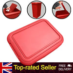 REPLACEMENT KITCHEN BIN LID TOUCH & LIFT RECTANGLE SWING 45L BIN LID RED BIN LID