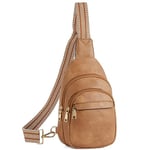 Bostanten Sac de Poitrine Petit Sac à dos à bandoulière pour femme - Bum Bag Sac poitrine - En cuir synthétique - Élégant