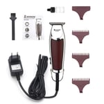 Tondeuse professionnelle pour hommes, rasoir de barbe et cheveux électriques, coupe de cheveux en acier inox