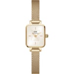 Daniel Wellington Ladies Quadro Micro Gold 16mm Watch DW00100656