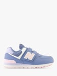 New Balance Kids' 574 Velcro Trainers