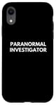 Coque pour iPhone XR Enquêteur paranormal de chasse aux fantômes d'Halloween