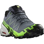 Salomon Speedcross 6 GTX Men Flint Stone/Green Gecko/Black- UK 12,5/EU 48 - Fri frakt