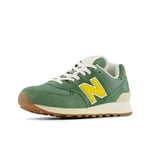 New Balance Women's 574 Sneaker, 4.5 UK Green