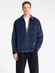 SELECTED HOMME Jake Cotton Cord Shirt Jacket, Sky Captain