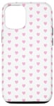 Coque pour iPhone 15 Pro Coquette rose motif coeur vintage americana