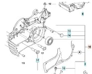 CRANKCASE KIT 90CC SPARE PARTS