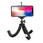 Mini Flex Octopus Tripod - Smartphone & GoPro - 12 cm - Sort