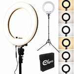 18 Inch LED Ring Light With Stand and Phone Holder Make-up for Camera iPhone