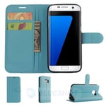 Samsung Galaxy S7 Edge Pu Wallet Case [Lightblue]