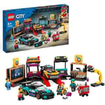 LEGO City 60389 Le Garage de Customisation, Jouet de Voitures, Atelier et Min...