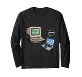 Computer programmer. 80's computer Long Sleeve T-Shirt