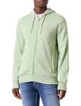 GANT Sweat à Capuche Reg Tonal Shield Full Zip Sweatshirt, Matcha Laiteux, M Homme