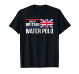 Great Britain Water Polo Pool Athlete Fan Coach UK Flag T-Shirt