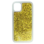 Babaco Phone Case For Iphone 11 Liquid Glitter Effect, Gold