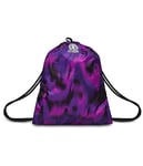 Invicta Sac à dos SPACE PINK, Violet - Sakky Bag - Fermeture avec cordon de serrage - Sac d'école, Sport & Voyage - Tissu 100% Eco Material GRS, aubergine, Taglia unica, école