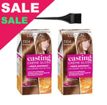 L'Oreal Casting Creme Gloss 7304 Cinnamon Hair Color 2-Pack