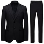 (Veste+Pantalon) Costume Homme De Marque 2 Pièces Slim 2 Boutons Vêtement Masculin Luxe Robe De Monsieur Costume Homme Décontracté